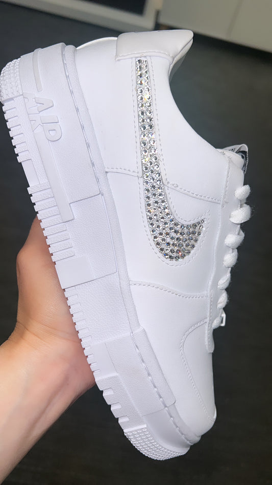 Nike Air Force 1 Pixel with Swarovski Crystals